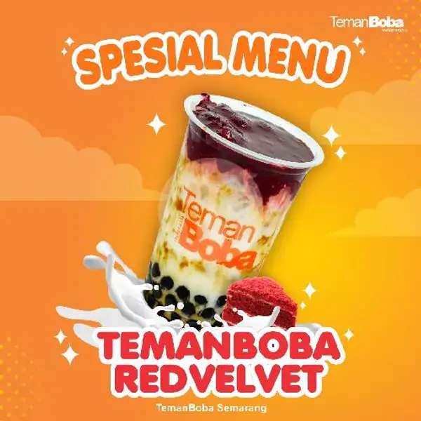 Teman Boba Red Velvet | Teman Boba Semarang