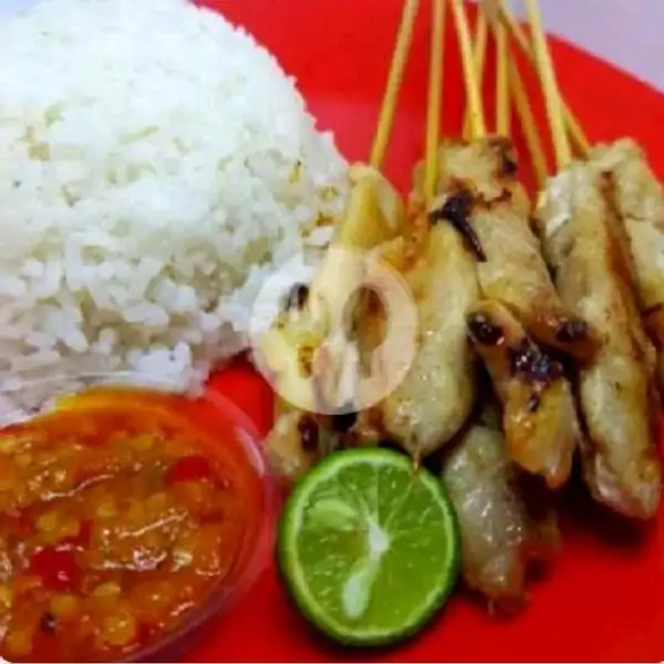 5 Tusuk Sate Ayam Taichan + Nasi | Ayam Geprek Juragan, Cibuntu Selatan