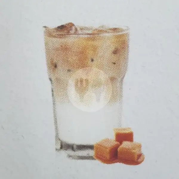 Iced Caramel Coffee Latte | Ejji Coffee Corner, Sukolilo