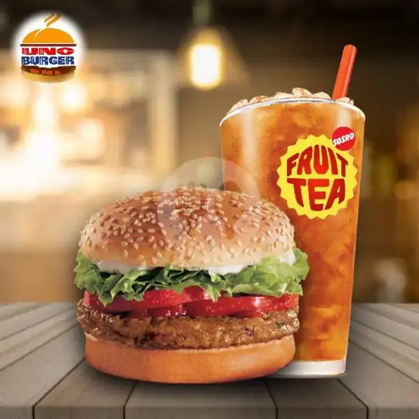 Paket Single Original | Uno Burger, Hang Tuah