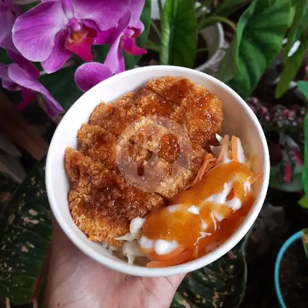 Paket Chicken Katsu Ricebowl + Es Teh | YamYam Cilacap, Rinenggo Asri