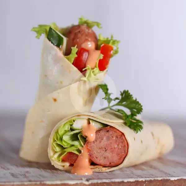 Grilled Sausage Wrap | Bar Burger By Barapi, Tomang