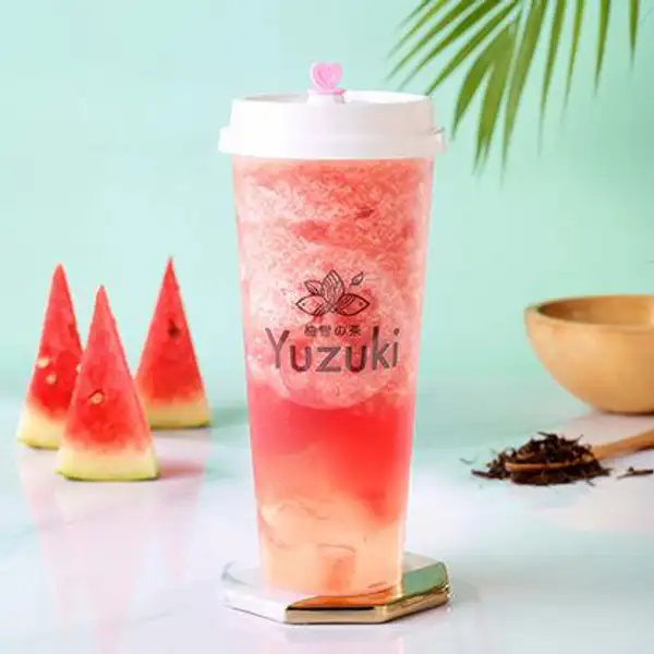 Watermelon Crystal Jelly (M) 500ml | Yuzuki Tea & Bakery Majapahit - Cheese Tea, Fruit Tea, Bubble Milk Tea and Bread