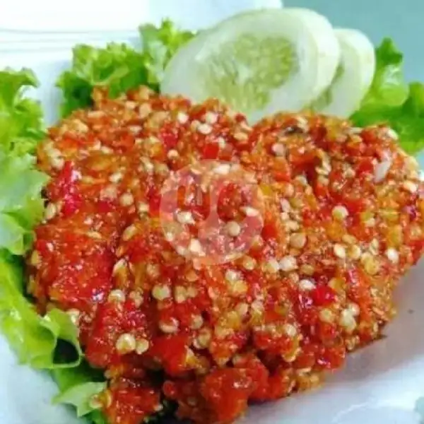 Nasi+ayam Geprek Dada Lombok Merah + Teh Obeng | Ayam Penyet Mantap, Bukit Bestari