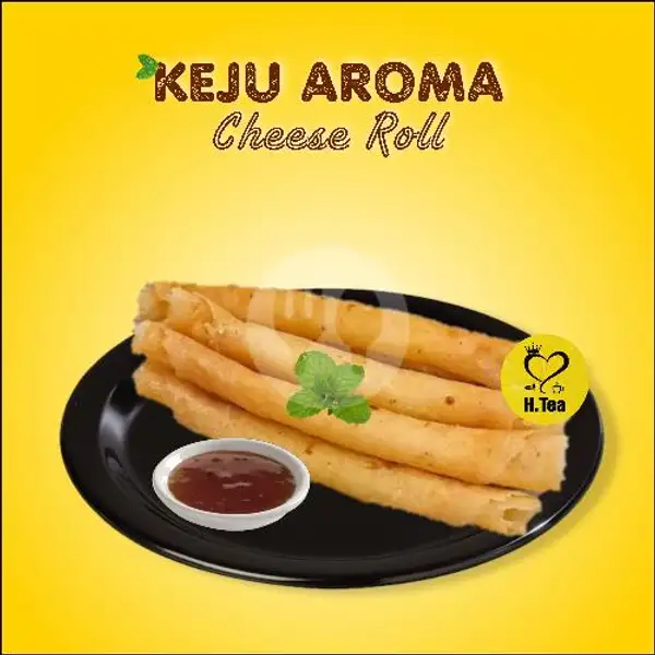 Keju Aroma / Cheese Roll + Free Dipping Sauce ( 5 Pcs ) | H-tea Kalcer Crunch