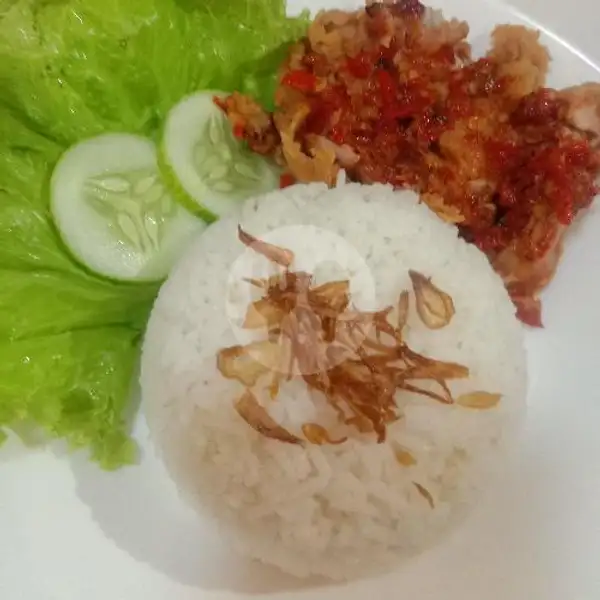 Nasi Ayam Geprek | Lucky Kitchen, Meruyung