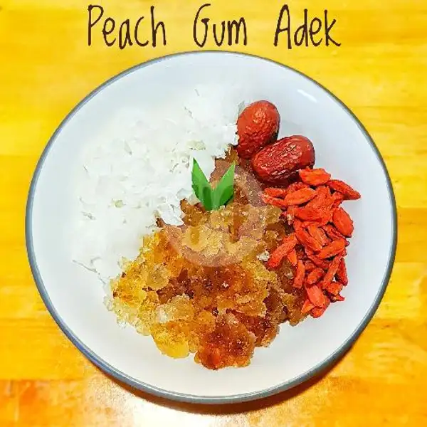 Peach Gum Adek | Cafe Adek Vegetarian, Komplek Griya Mas