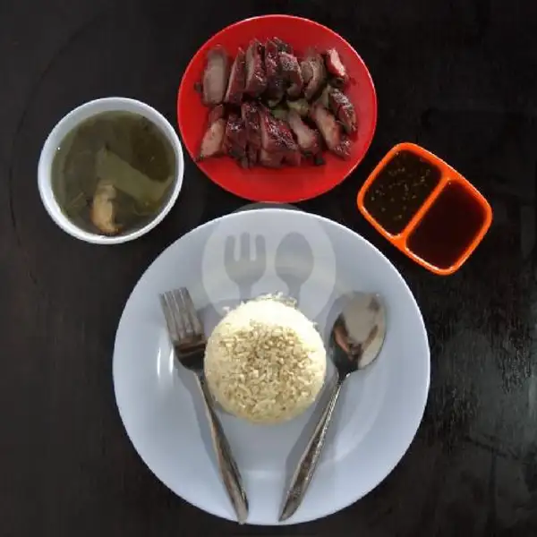 Nasi Hainam Chasio Daging | Cha Sio Pui Ahui