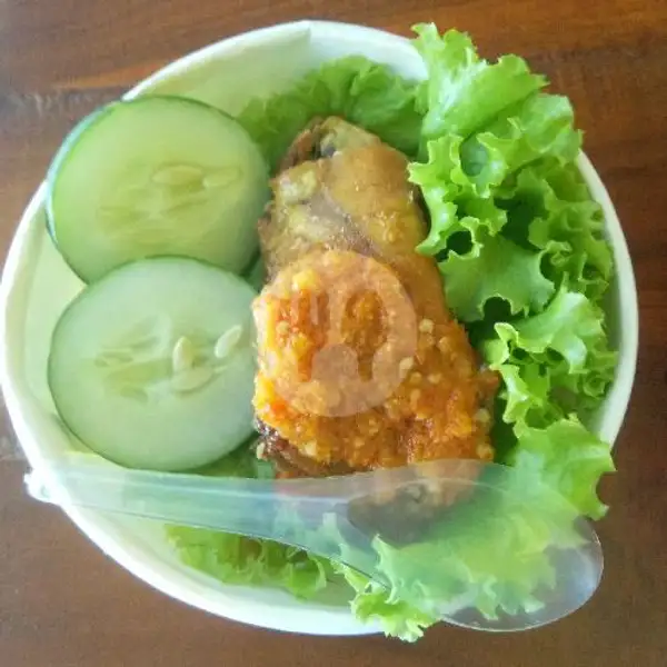 Ayam Goreng Sambal Bawang Rice Bowl | RICE BOWL INTEH