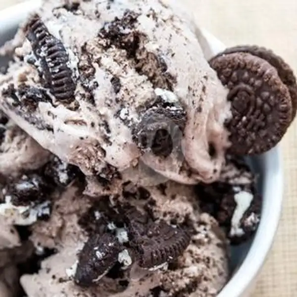 Ice Cream Coklat OREO | ADONAI ICE Cream