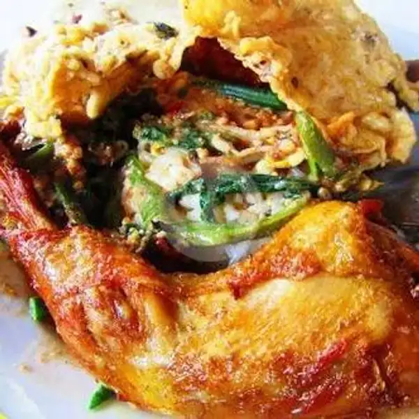 Nasi Pecel + Ayam Goreng / Bakar | Depot Jasmine, Sambikerep