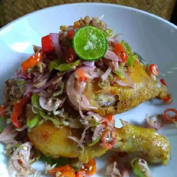 Ayam Goreng Cabe Bawang+Tahu/Tempe Lalab | Bebek Jewer
