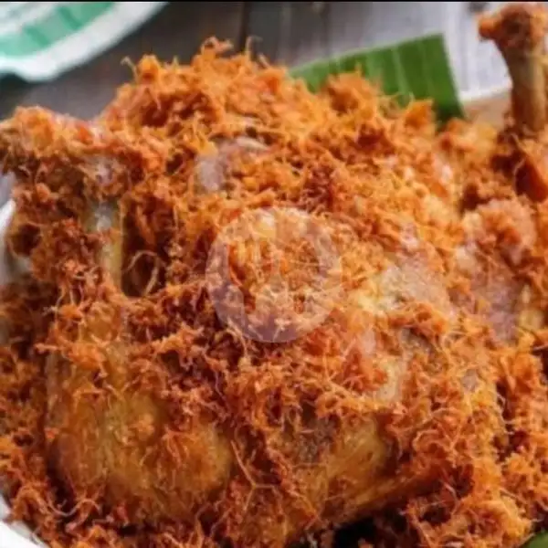 Ayam Goreng Laos Besar Dada ( Nasi Putih ) | Lalapan Cak Selamet