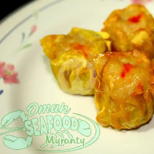 Siomay Ayam Goreng ( 4 Pcs ) | Nom-Nom Thai Tea Sate Seafood & Sosis Bakar Myranty, Kp Sleko