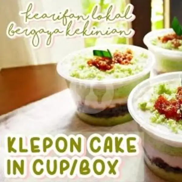 Klepon Cake In Cup | Kendra Catering & Cake, Yos Sudarso