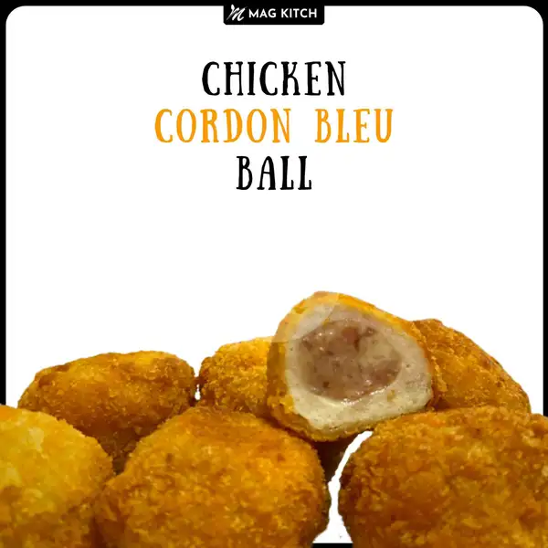 Chicken Cordon Bleu Ball | Ricebowl Ayam Mag Kitchen, Padangsambian