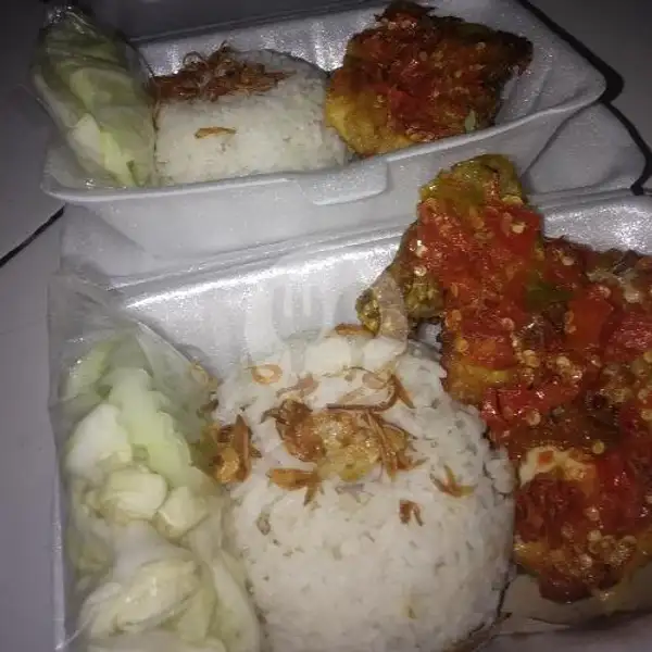 Paket Hemat 2porsi Nasi Ayam Penyet Sambel Goreng Doer | Ayam Bakar, Ayam Goreng, Seblak $ Pop Ice Boba Dapur EKM Bekasi