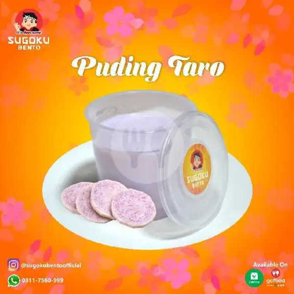 Puding Taro | Sugoku Bento, KH Wahid Hasyim