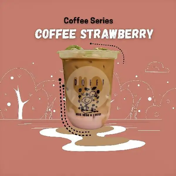 Coffee Strawberry | Doffy (Milk Boba & Coffee) Di Samping Angkringan Mas Tumin M. Yamin Samarinda