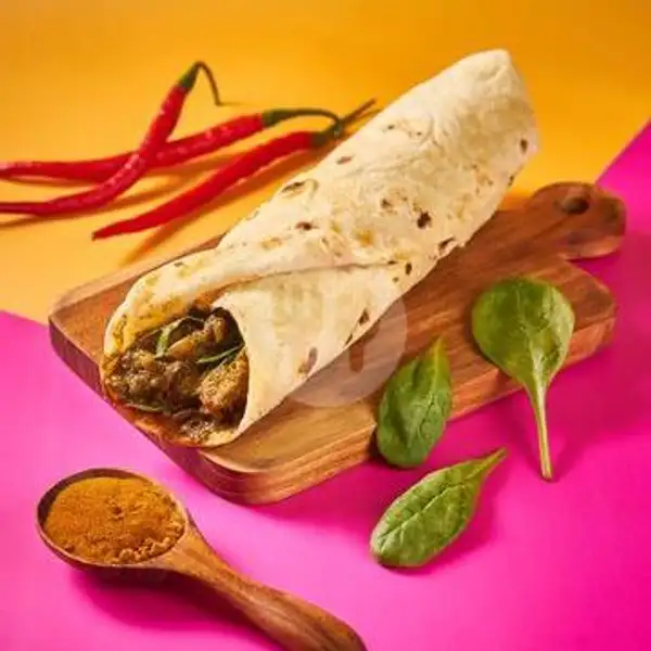 Saag (Spinach) Chicken Roll | Accha - Indian Soul Food, Depok