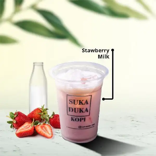 Strawberry Milk Full Cream | Suka Duka Kopi