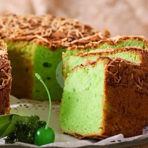 Chifon Pandan Keju Uk 22 | Oriental Cake & Bakery, Perumnas