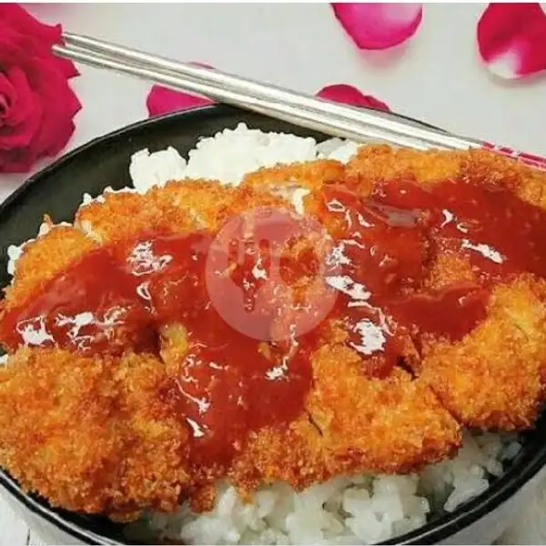 Nasi Ayam Katsu +saus Katsu | Chicken sauce Murame, Kejawan Putih Tambak