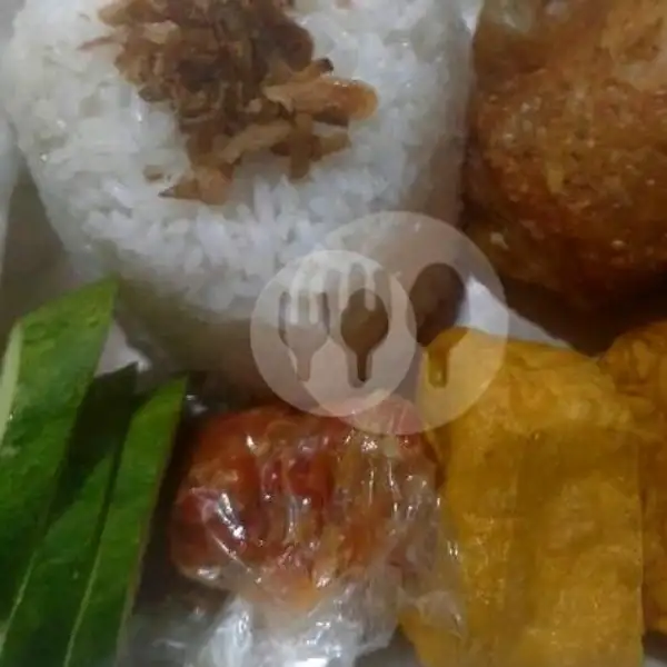 ayam goreng komplit sambal goang + nutrisari/teh manis (dingin/panas) | Warung Seblak Fadillah, Mulyasari