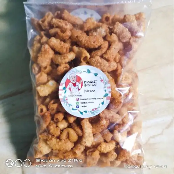 Macaroni Pedas Daun Jeruk | Pangsit goreng Faeyza, Pasirmuncang. 
