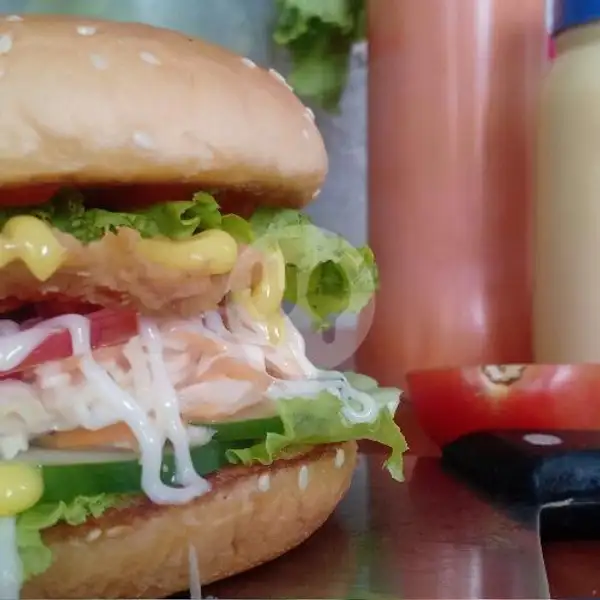 Burger Chicken Katsu | Your Kitchen ( Burger + Hot Dog ), Ambarawa