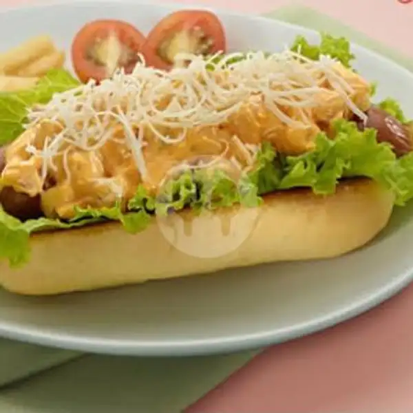 Hotdog With Cheese | Dapoer MamahAl, Kota Bambu Selatan