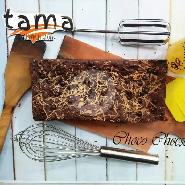 Brownies Bakar Tama Topping ChocoCheese | Brownies Bakar Tama, Melong Raya