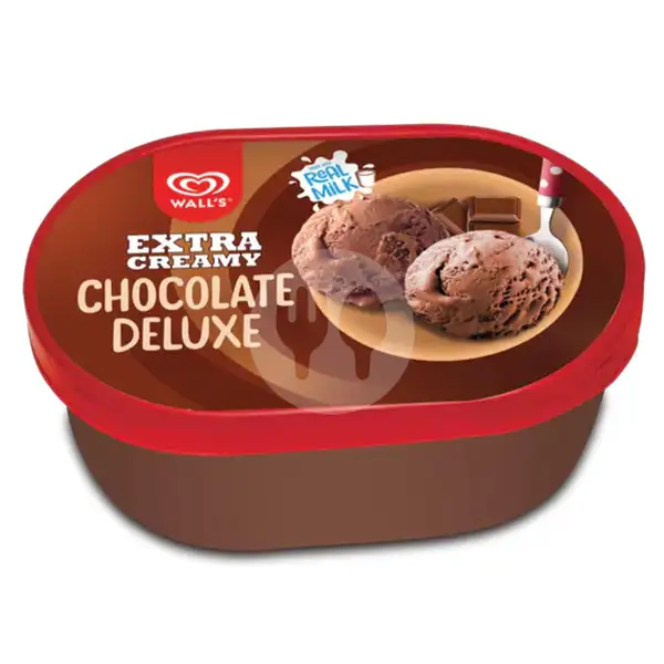 Walls Extra Creamy Chocolate Deluxe 700 ml | Ice Cream Walls - Kiaracondong (Es Krim)