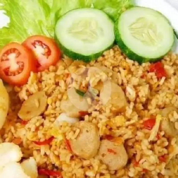 Nasi Goreng cumi pedas | Lesehan Ayam Gepuk Kebun Cengkeh, Raya Air Kuning