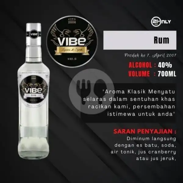Vibe Rum 700ml | Buka Botol Green Lake