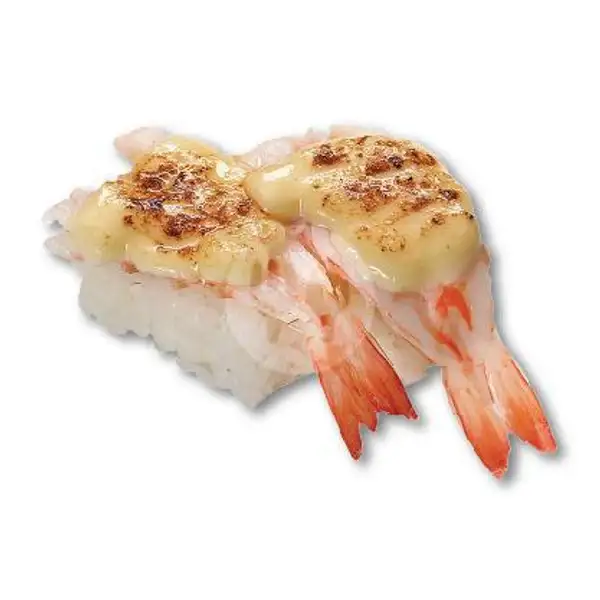 Shrimp with Garlic Cheese | Genki Sushi, Grand Batam Mall