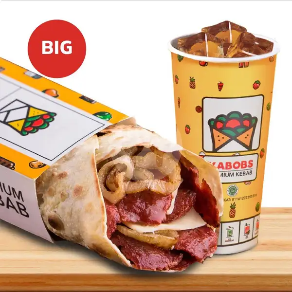 Big Combobs Beef Cheese Kebab | KABOBS - Premium Kebab, BTC Fashion Mall
