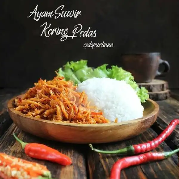 Nasi + Ayam Suwir Njerit | Nasi Kuning Fajri, Kemadu Wetan