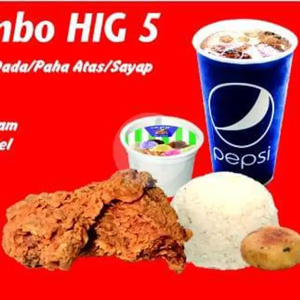 Combo Hig 5 | Ayam Penyet Jakarta, Dr Mansyur