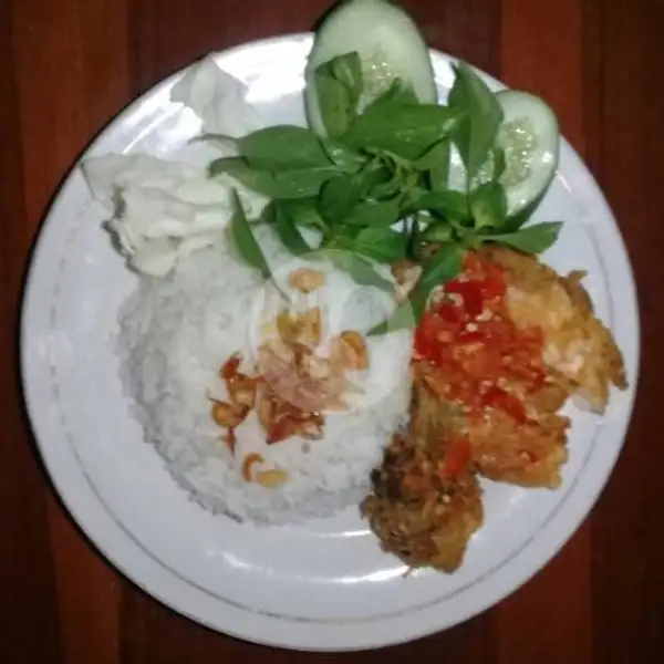 Nasi+ayam Geprek+tempe/tahu+es Jeruk | Ayam Kremes Cendrawasih, Caturtunggal