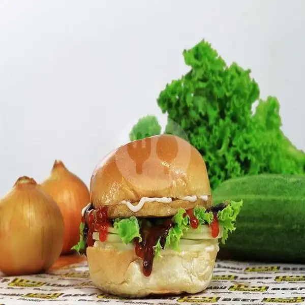 Burger Ayam Double | Burger Ramly / Batam Burger, Sagulung