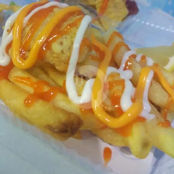Octopus and Chips | Kedai Kopi Blue (Kopi Original, Burger, Kebab), Malang