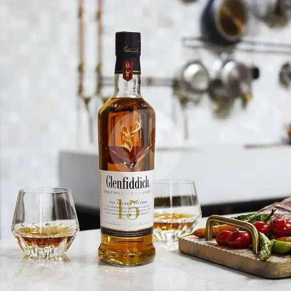 Whisky Glenfiddich 15 - Single Malt 15 Years -750 Ml - Import | KELLER K Beer & Soju Anggur Bir, Cicendo