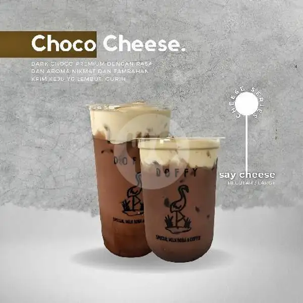 Choco Cheese (Regular) | Doffy (Milk Boba & Coffee) Di Samping Angkringan Mas Tumin M. Yamin Samarinda