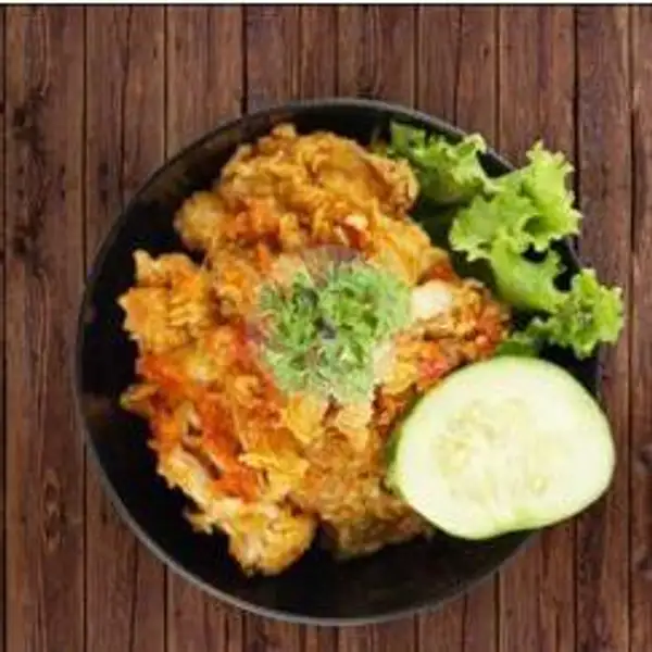 Ricebowl Ayam Geprek Sambal Bawang | Dapoer Mie Galau, Lowokwaru