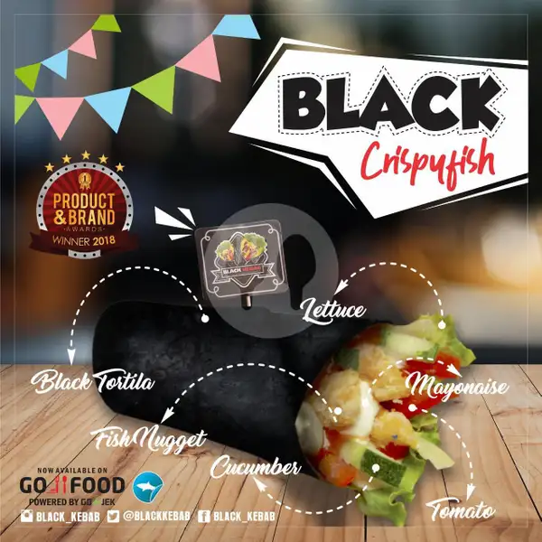 Black Kebab Crispyfish | Black Kebab, Timoho