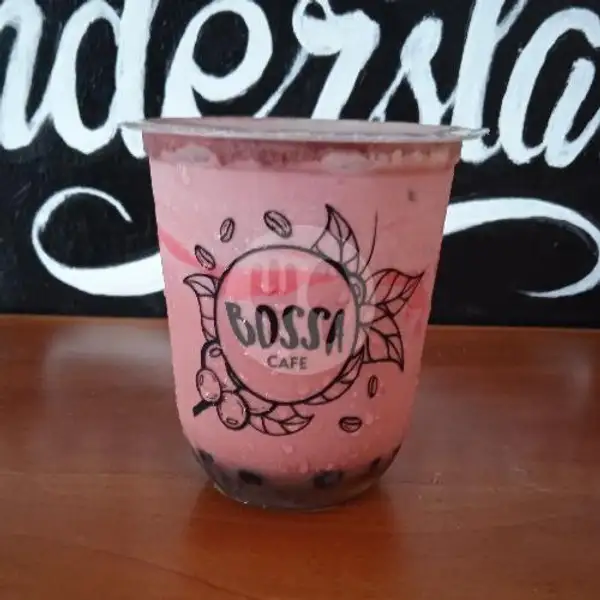 Es Susu Boba Red Velvet | Bossa Cafe, Cilacap
