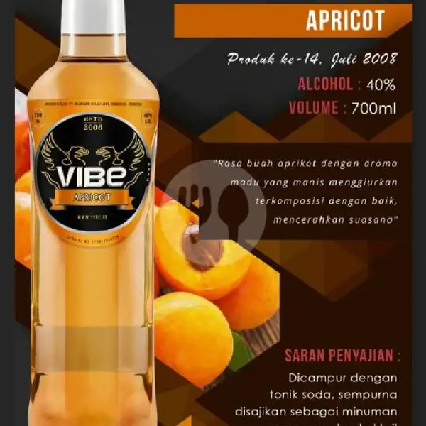 Vibe Apricot 700 Ml + Free Schweppes Tonic N Kacang Kulit Garuda | Arnes Beer Snack Anggur & Soju