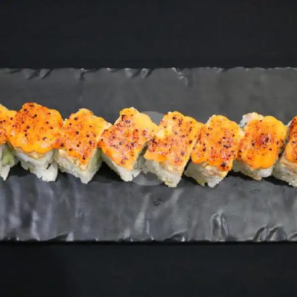Salmon Menteiko Roll | Edo Sushi Tart, Mulyorejo