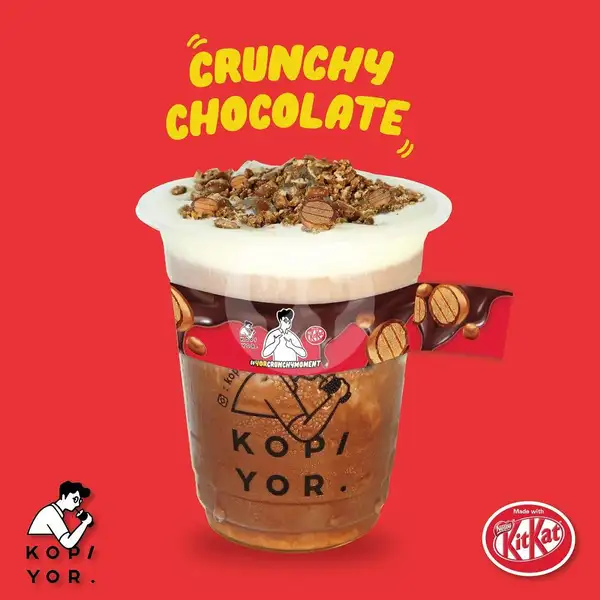 Crunchy Chocolate made with KitKat | Kopi Yor, Pademangan